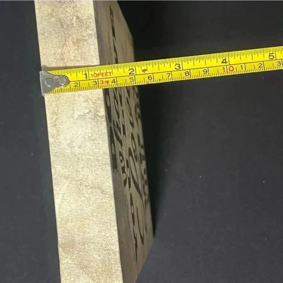 Wall art “Do What You Love” canvas (?) wrap EUC - Picture 4 of 5